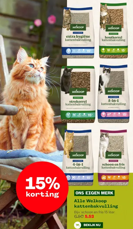Aanbieding: Alle Welkoop kattenbakvulling