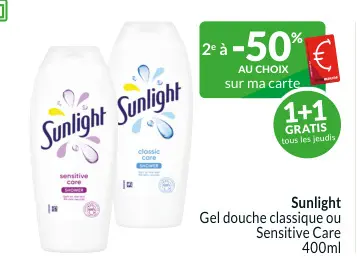 Offre: Sunlight Gel douche