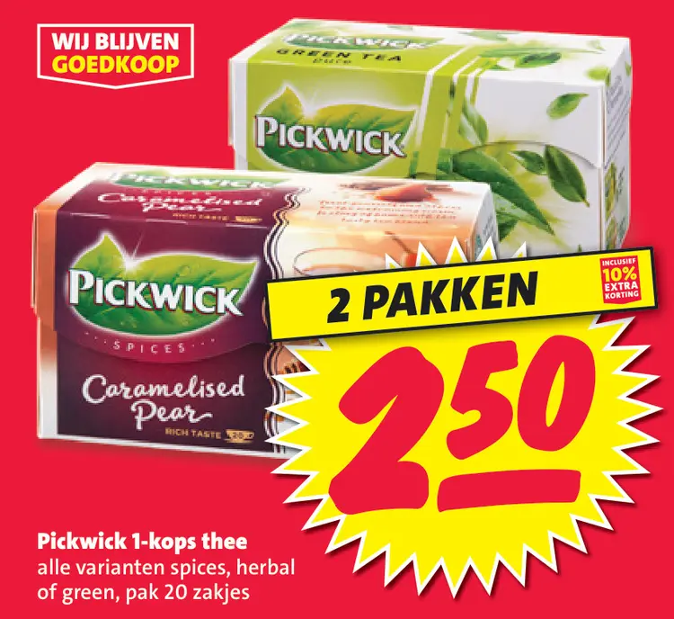 Aanbieding: 1-kops thee