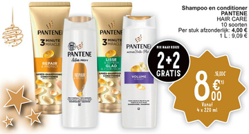 Aanbieding: Shampoo en conditioner PANTENE HAIR CARE