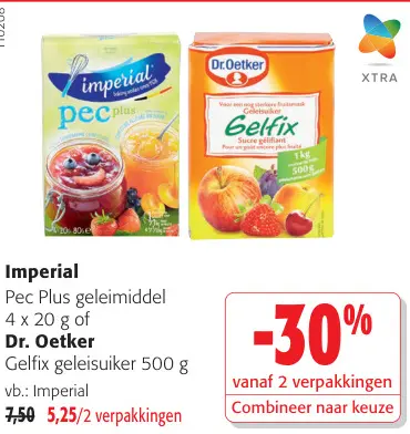Promotie: Imperial Pec Plus geleimiddel of Gelfix geleisuiker