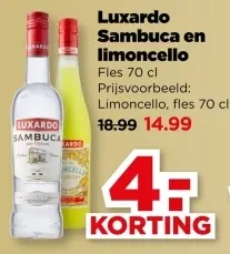 Aanbieding: Sambuca en limoncello