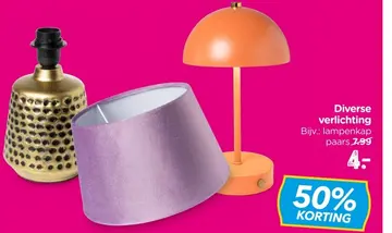 Aanbieding: Diverse verlichting