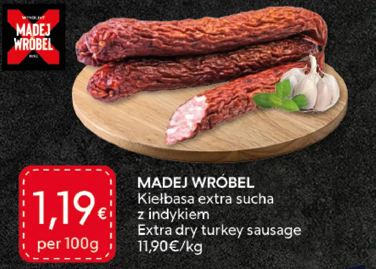 Aanbieding: Kiełbasa extra sucha z indykiem