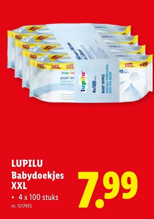 Promotie: Babydoekjes XXL