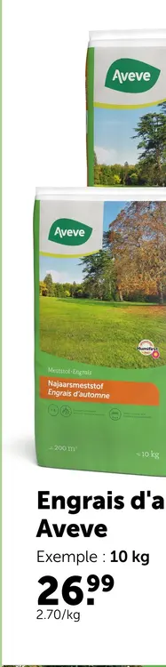 Offre: Engrais d'automne