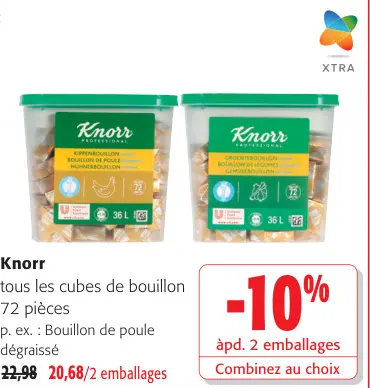 Offre: Cubes de bouillon