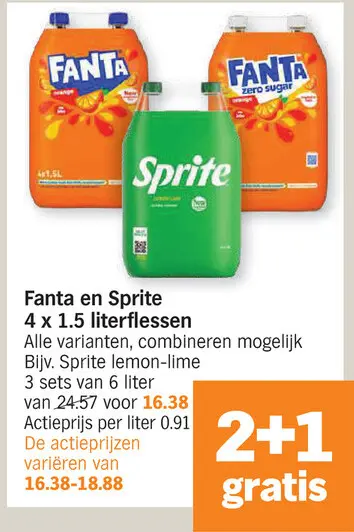 Promotie: Fanta en Sprite