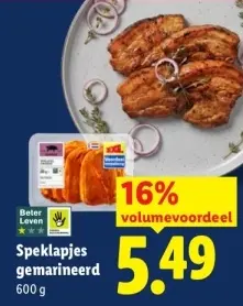 Aanbieding: Speklapjes gemarineerd