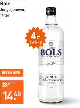 Aanbieding: Bols 100CL Jenever, Bitter & Vieux