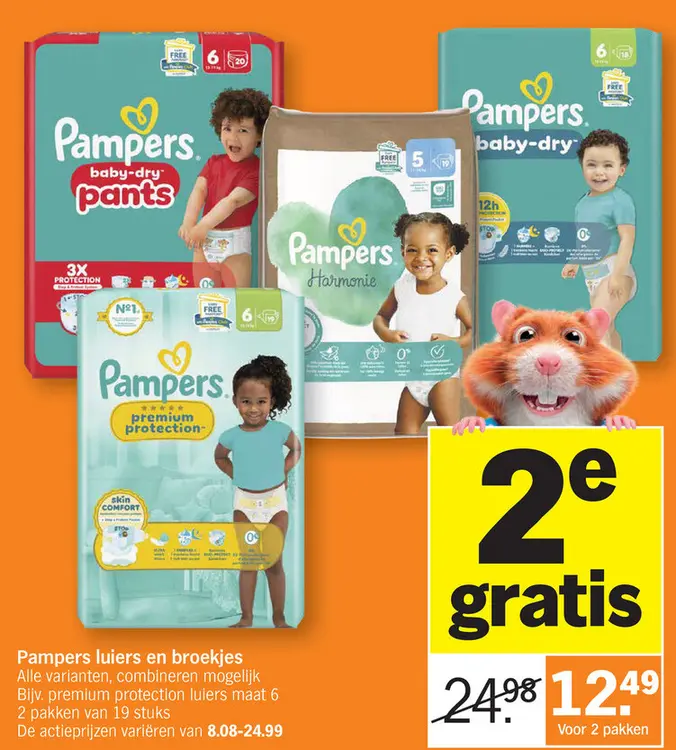Aanbieding: Pampers luiers en broekjes