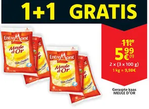 Aanbieding: Geraspte kaas