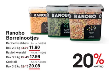 Aanbieding: Ranobo Borrelnootjes
