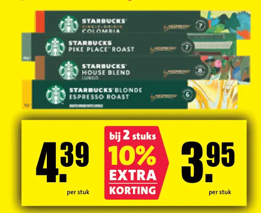 Aanbieding: Starbucks Coffee Capsules