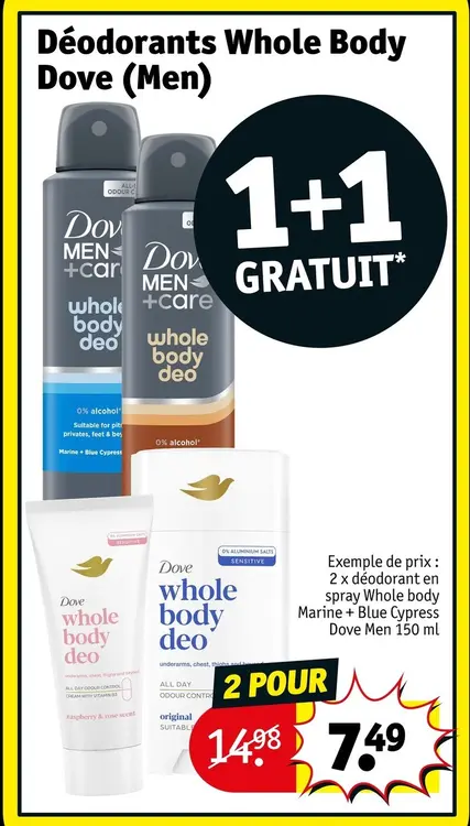 Offre: Déodorants Whole Body