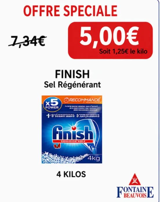 Offre: FINISH Sel Régénérant