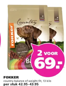 Aanbieding: FOKKER country balance of weight-fit