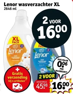 Aanbieding: Lenor wasverzachter XL