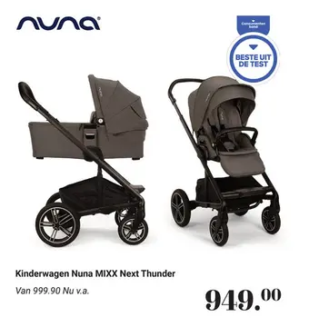Aanbieding: Kinderwagen Nuna MIXX Next Thunder