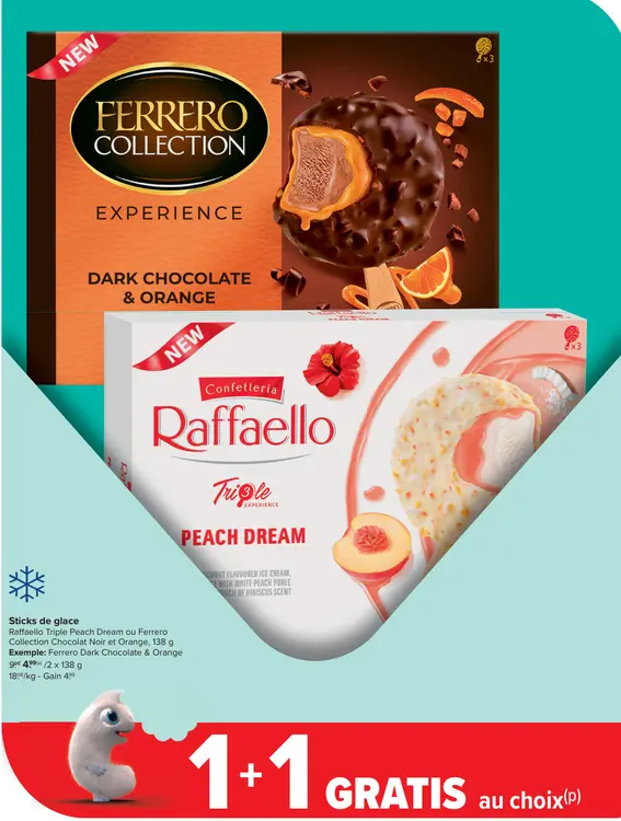 Offre: Sticks de glace