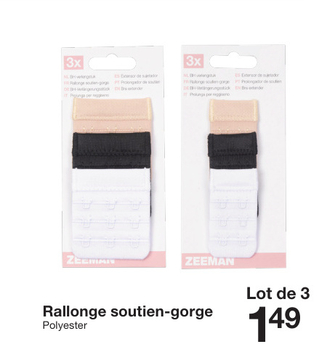 Offre: Rallonge soutien - gorge