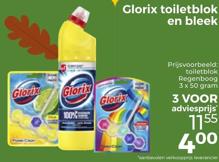Aanbieding: Toiletblok en bleek