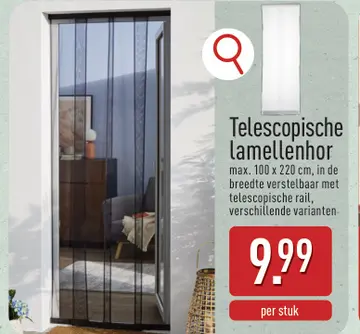 Aanbieding: Telescopische lamellenhor