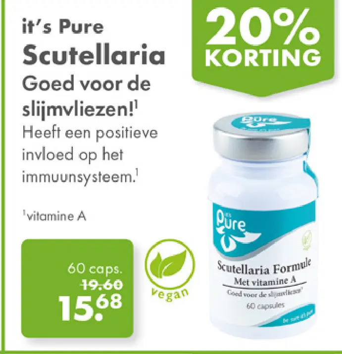 Aanbieding: Scutellaria Formule Met vitamine A