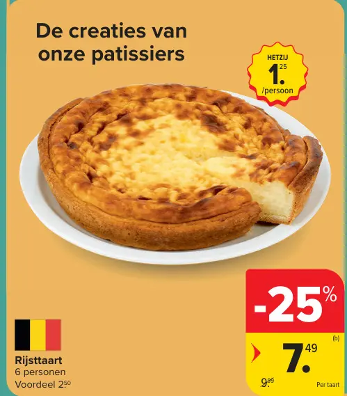 Promotie: Rijsttaart