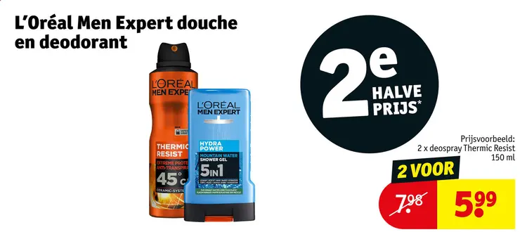 Promotie: L'Oréal Men Expert douche en deodorant