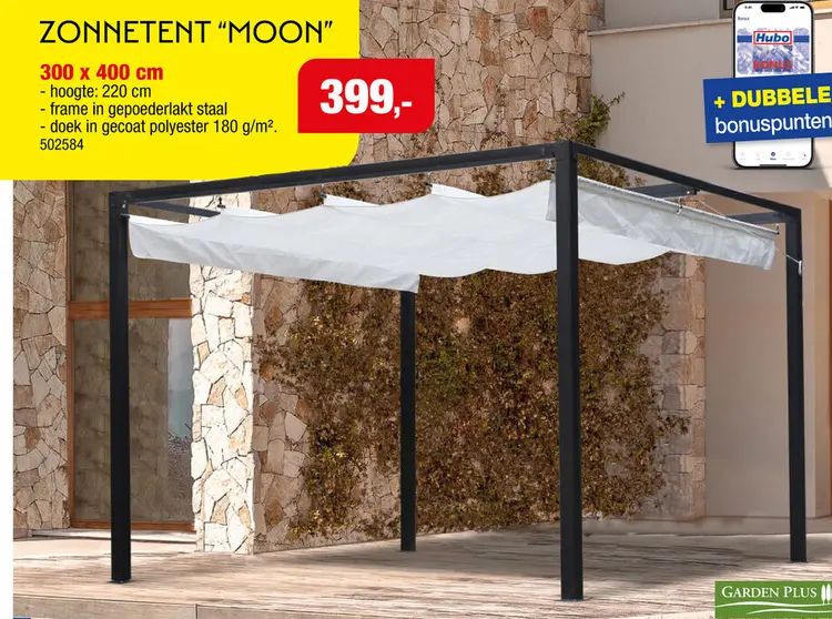 Promotie: Zonnetent "moon"