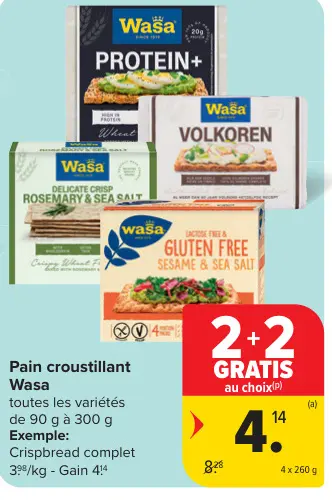 Offre: Pain croustillant