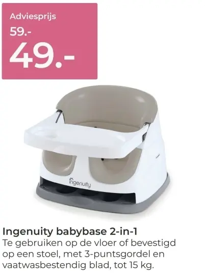 Aanbieding: Babybase 2-in-1