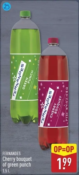 Aanbieding: Cherry bouquet of green punch