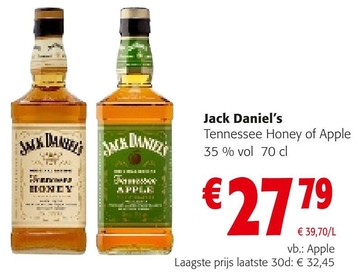 Aanbieding: Jack Daniel's Tennessee Honey of Apple