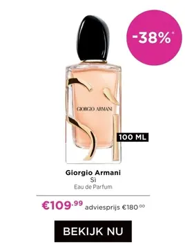 Aanbieding: Giorgio Armani Si