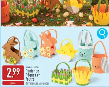Offre: Panier de Pâques en feutre