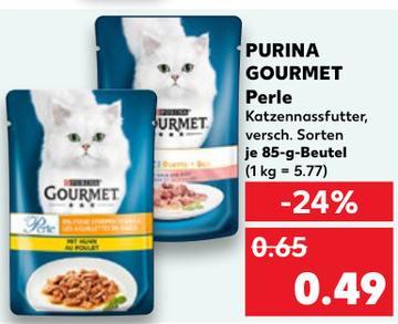 Aanbieding: PURINA GOURMET Perle Katzennassfutter