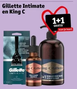 Aanbieding: Gillette Intimate en King C
