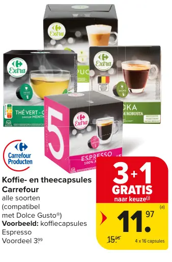 Promotie: Koffie- en theecapsules
