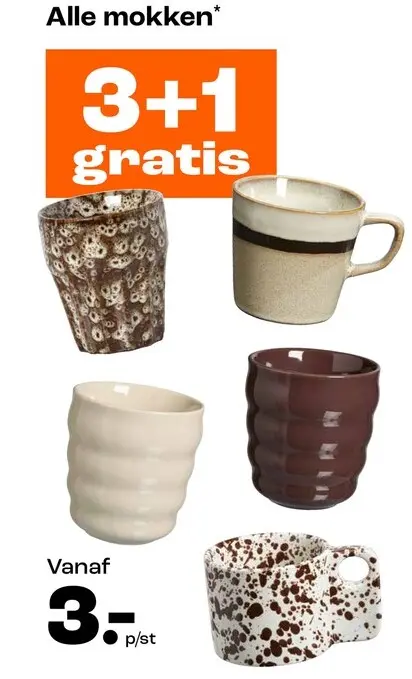 Aanbieding: Mokken