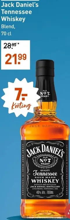 Aanbieding: Tennessee Whiskey