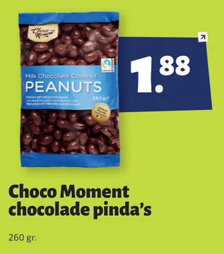 Aanbieding: Choco Moment chocoladepinda's
