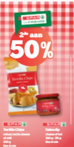 Promotie: Tortilla Chips of salsadip