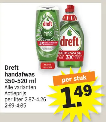 Aanbieding: handafwas
