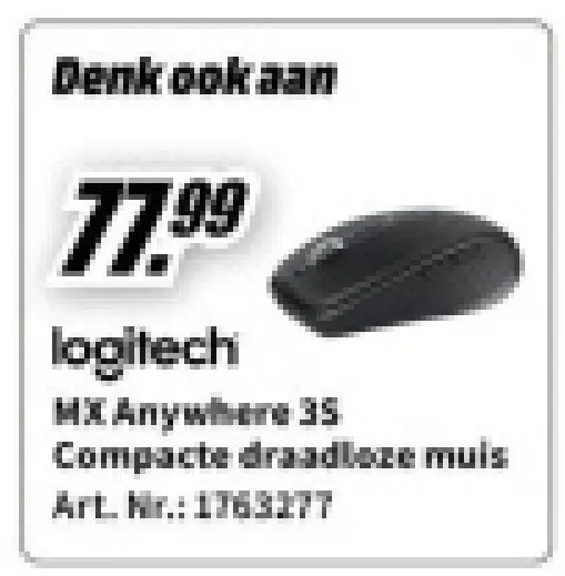 Aanbieding: MX Anywhere 3S compacte draadloze muis
