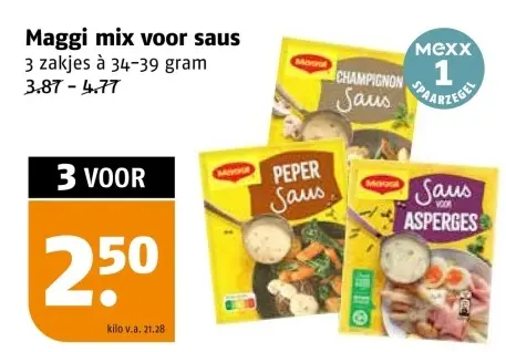 Aanbieding: Mix voor saus