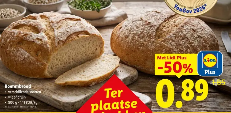 Promotie: Boerenbrood