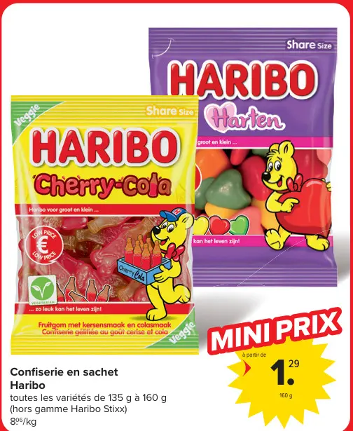 Offre: Confiserie en sachet