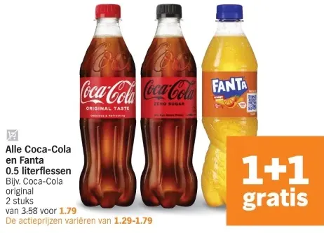 Aanbieding: Coca-Cola en Fanta